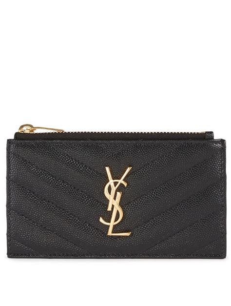 ysl zip fragment card holder|fragments ysl card holder.